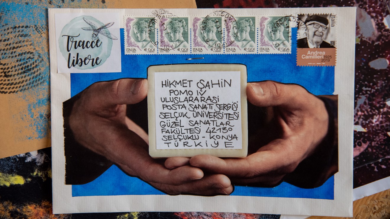 Selçuk Üniversitesinde POMO Posta Sanatı Sergisi açıldı